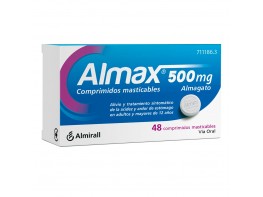 Imagen del producto Almax 500mg 48 comprimidos masticables